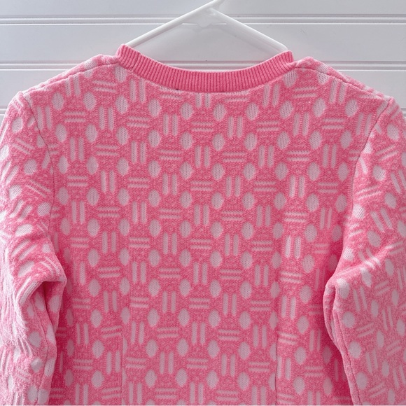 Maje Roadina Jacquard Knit Mini Dress In Pink NWT - Picture 11 of 12